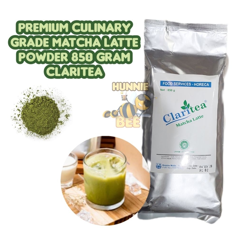 

Premium Culinary Grade Matcha Latte Powder 850 gram Claritea