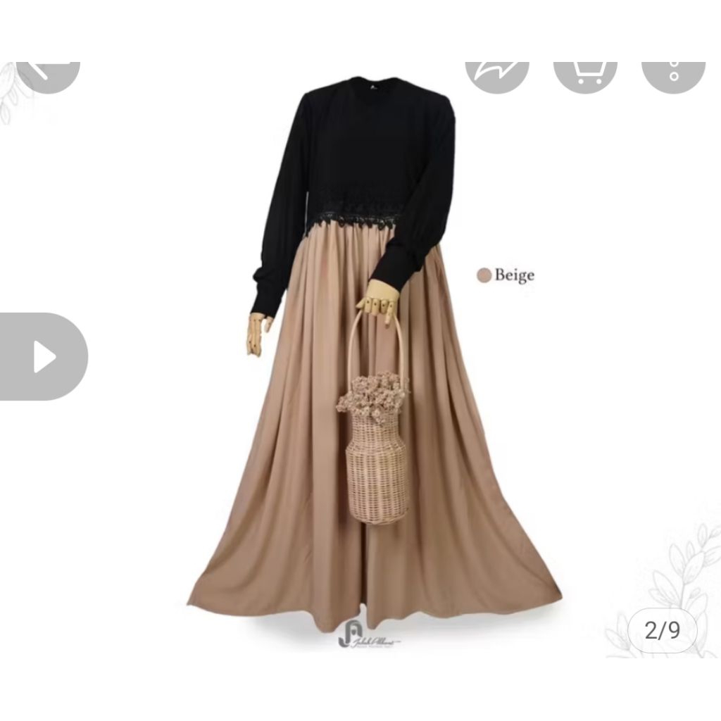 Shafa gamis by Jubah Akhwat Preloved