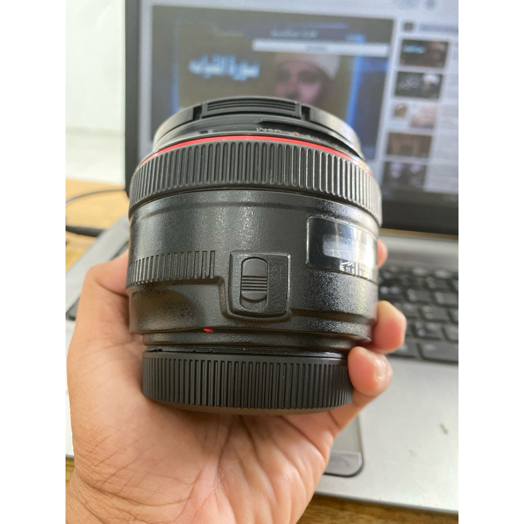 Canon 50mm F1.2 Ring Merah