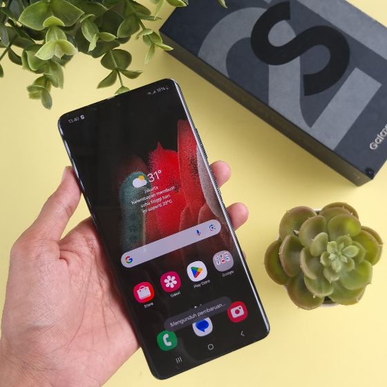 Samsung S21 Ultra 16/512GB Fullset Resmi Sein secon bekas mulus murah