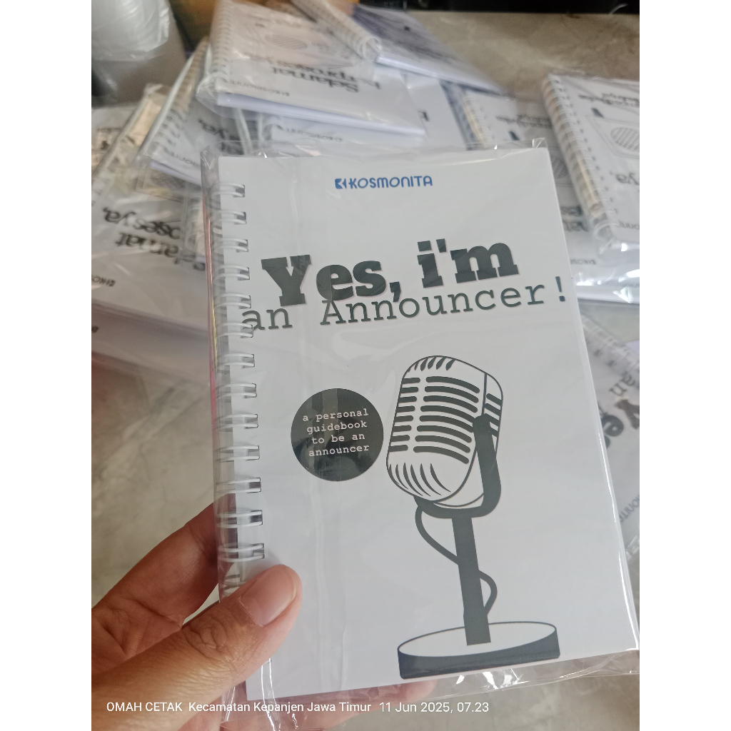 

BLOCKNOTE SPIRAL CUSTOM MURAH SOUVENIR SEMINAR/BRANDING/PERNIKAHAN UK. A6