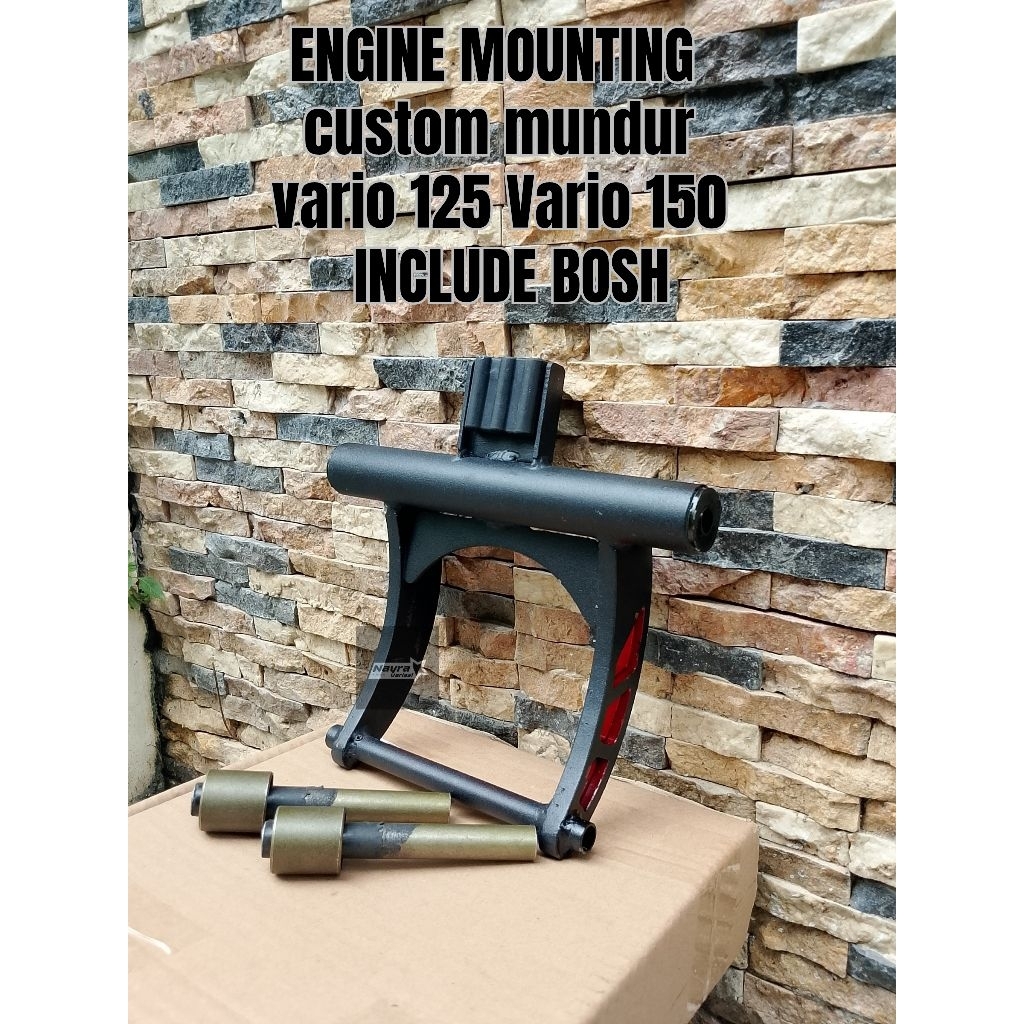 ENGINE MOUNTING LENGKUNG VARIO 125 NEW LED 150 NEW LED 5CM 6CM 7CM/MOUNTING VARIO LENGKUNG/MUNTING V