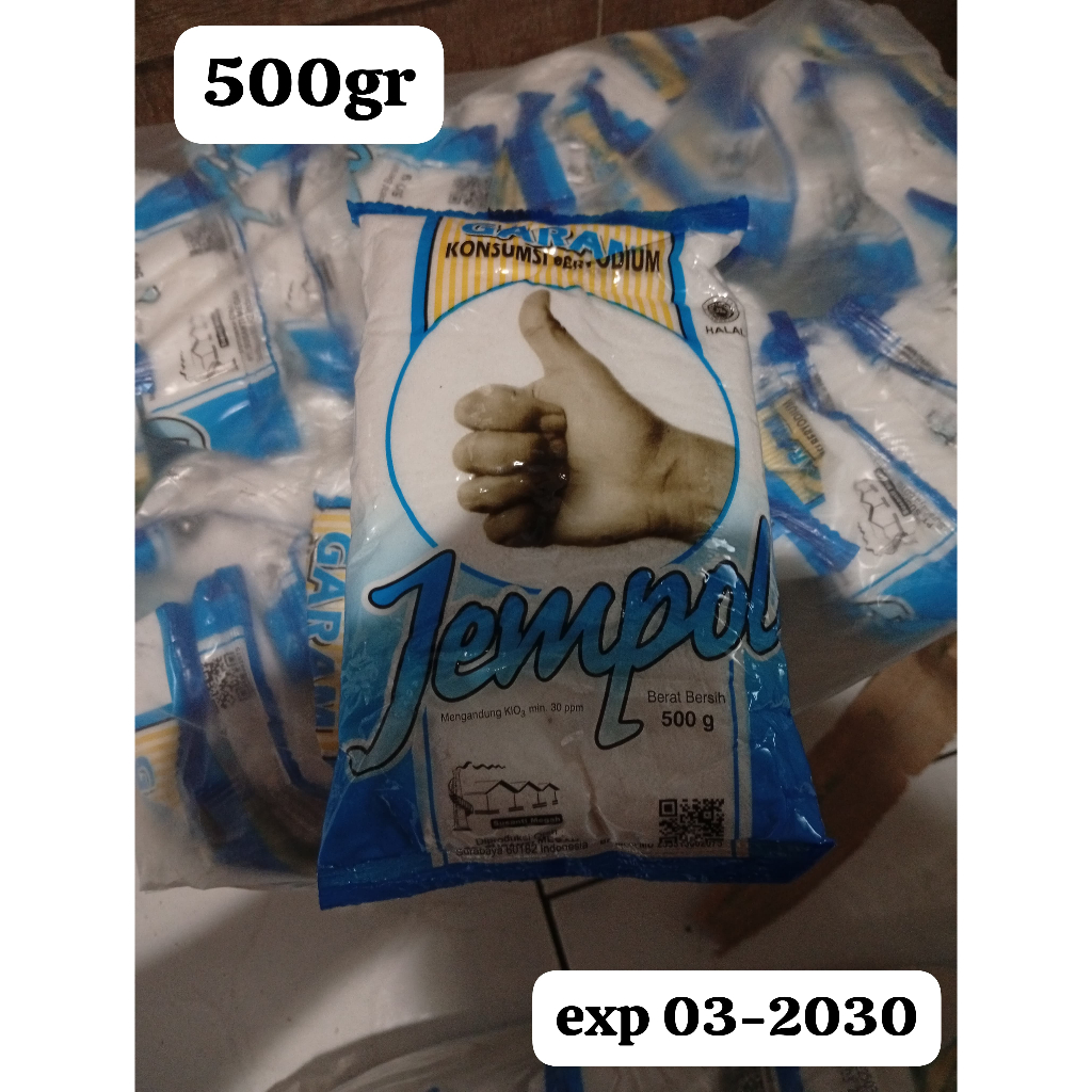 

GARAM CAP JEMPOL GARAM BERYODIUM 500 GRAM