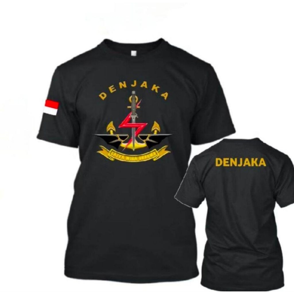 KAOS DENJAKA TNI AL // KAOS LENGAN PENDEK TNI AL DENJAKA BISA COD