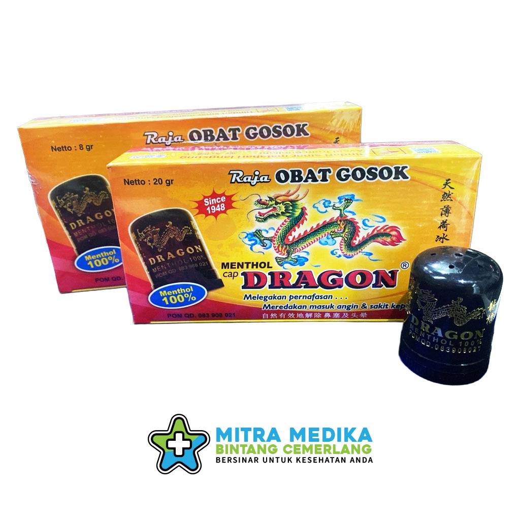 RAJA OBAT GOSOK MENTHOL CAP DRAGON 1 KOTAK
