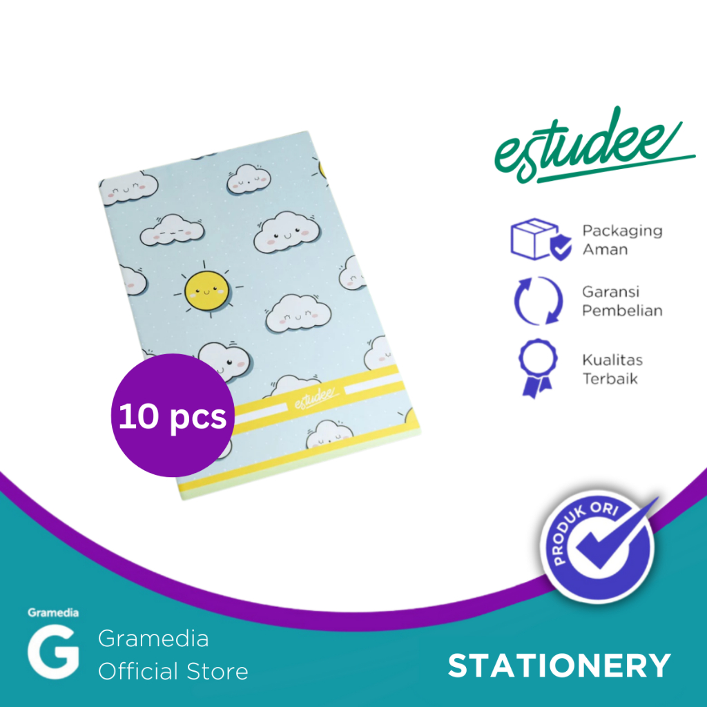 

Gramedia Palembang - ESTUDEE I B5 FANCY PATTERN ISI 10