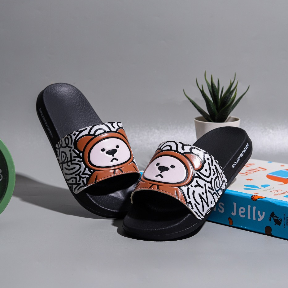 Ghulam Kids - Jordan Sandal Flipflop Anak Perempuan Ringan Sandal Slop Selop Anak Laki Laki Empuk Ka