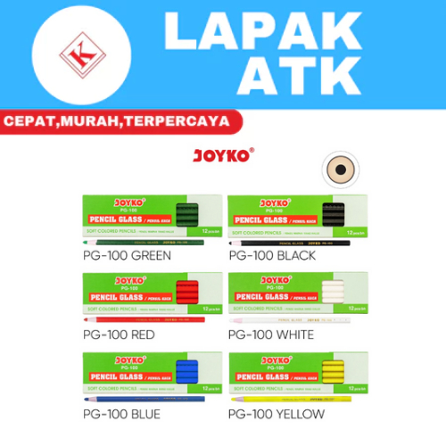 

PENSIL KACA JOYKO PG-100 / PENSIL DERMATOGRAPH JOYKO (1PCS) ++