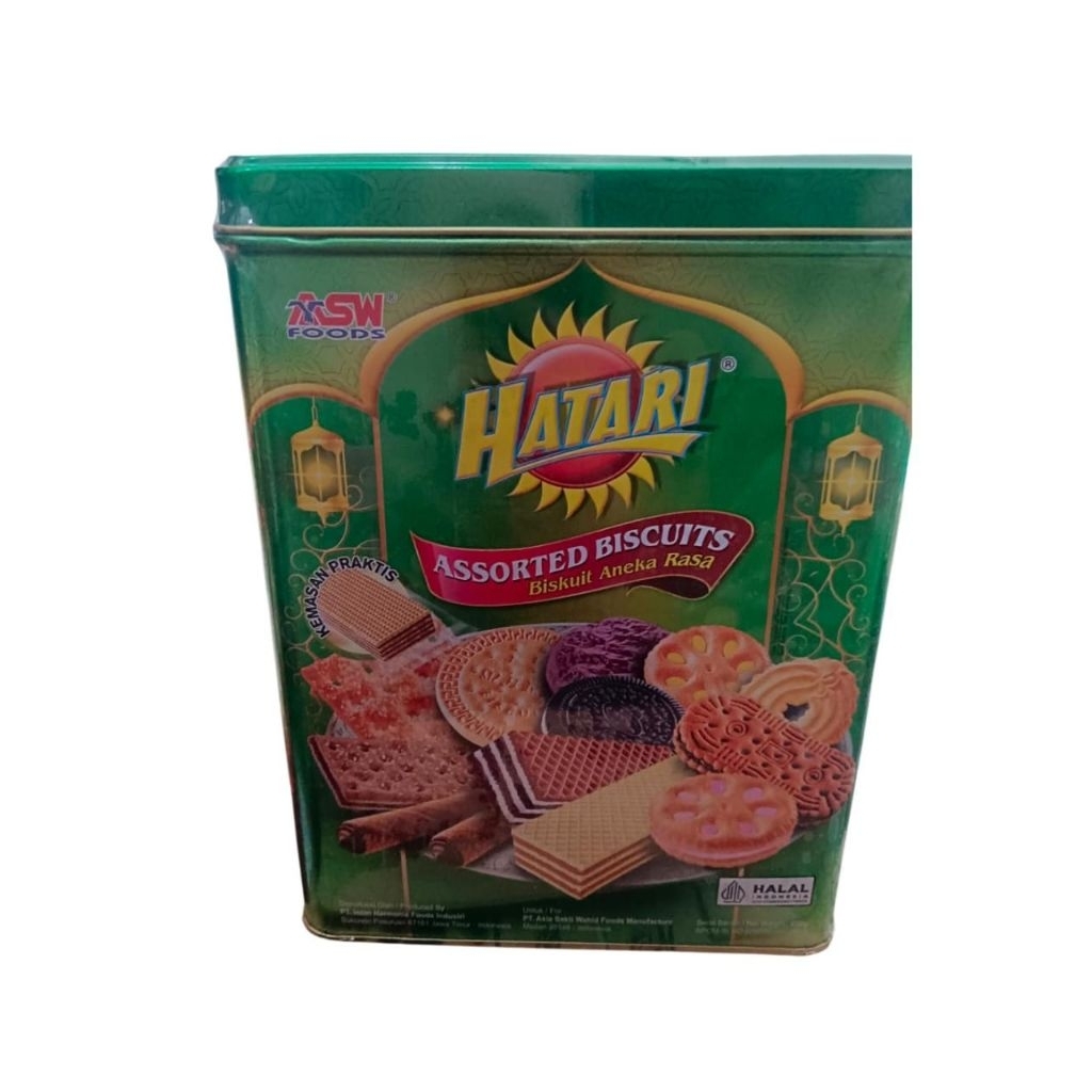 

ASW FOODS HATARI assorted biscuits aneka rasa 650gr