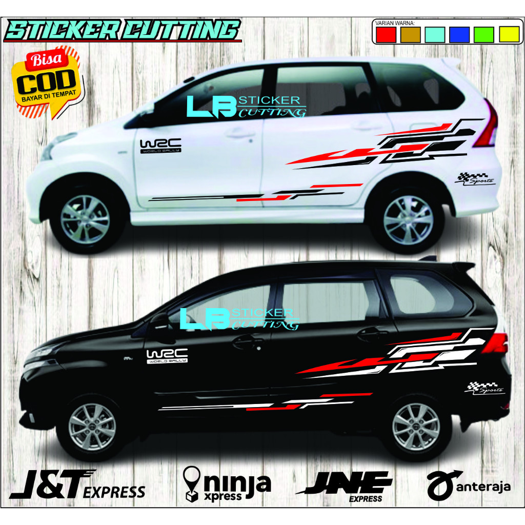 Cutting Stiker Mobil Avanza Veloz Stiker Mobil Toyota Avanza Veloz Terbaru