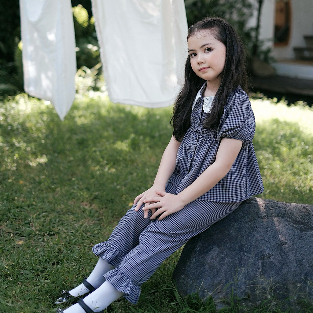 KAMIGAMI - Emily Smocked Set - Petite Memoiré Collection