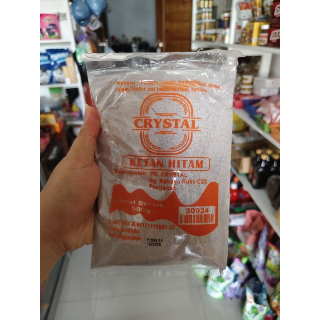 

Tepung Ketan Hitam Crystal 500gr