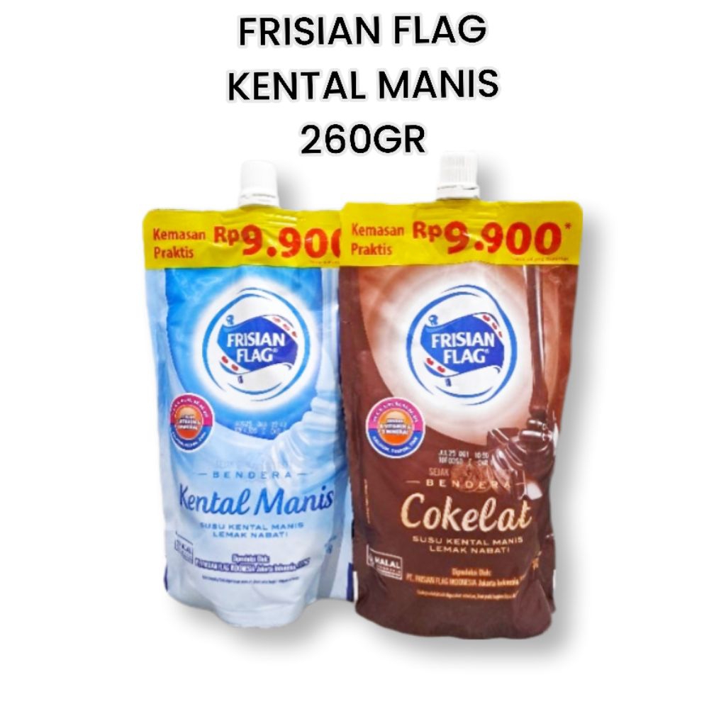 

FRISIAN FLAG KENTAL MANIS 260GR COKLAT PUTIH
