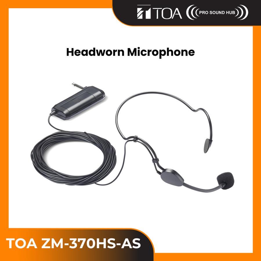 TOA ZM-370HS-AS ZM-370 ZM370 ZM370HS Mic Headworn Headset Bando