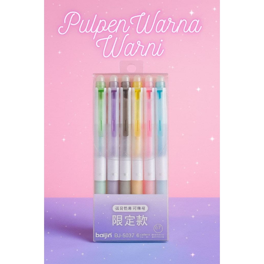 

ERASER PEN COLOURFULL ISI 6