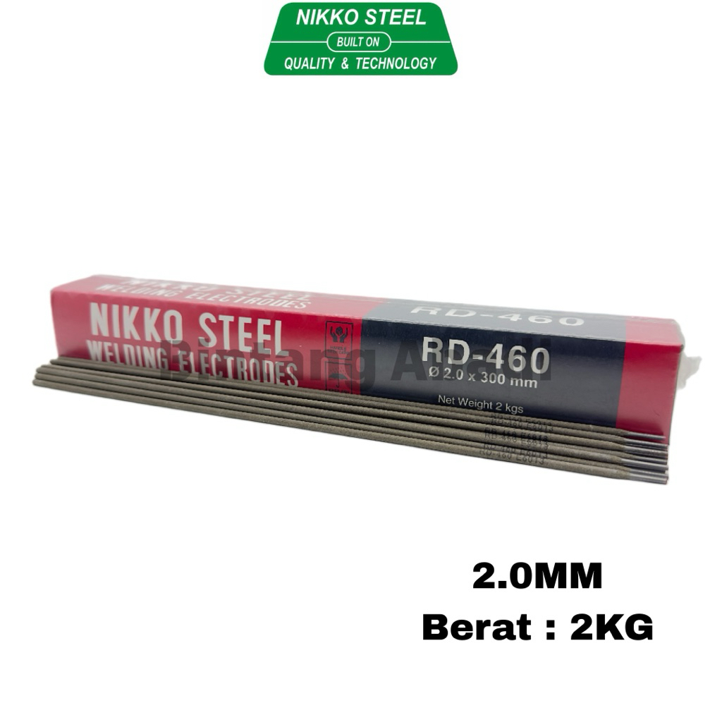 Kawat Las Nikko RD460 2.0MM [2 KG] / Elektroda Las Listrik Nikko RD460 [2 KG]