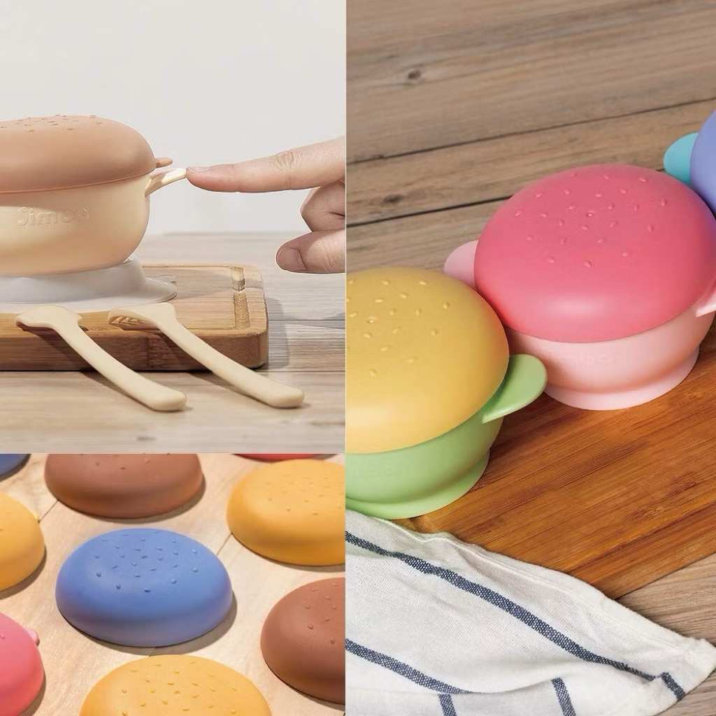 Simba Yummy Burger Bowl - Mangkuk Makan Anak / Peralatan Makan Bayi