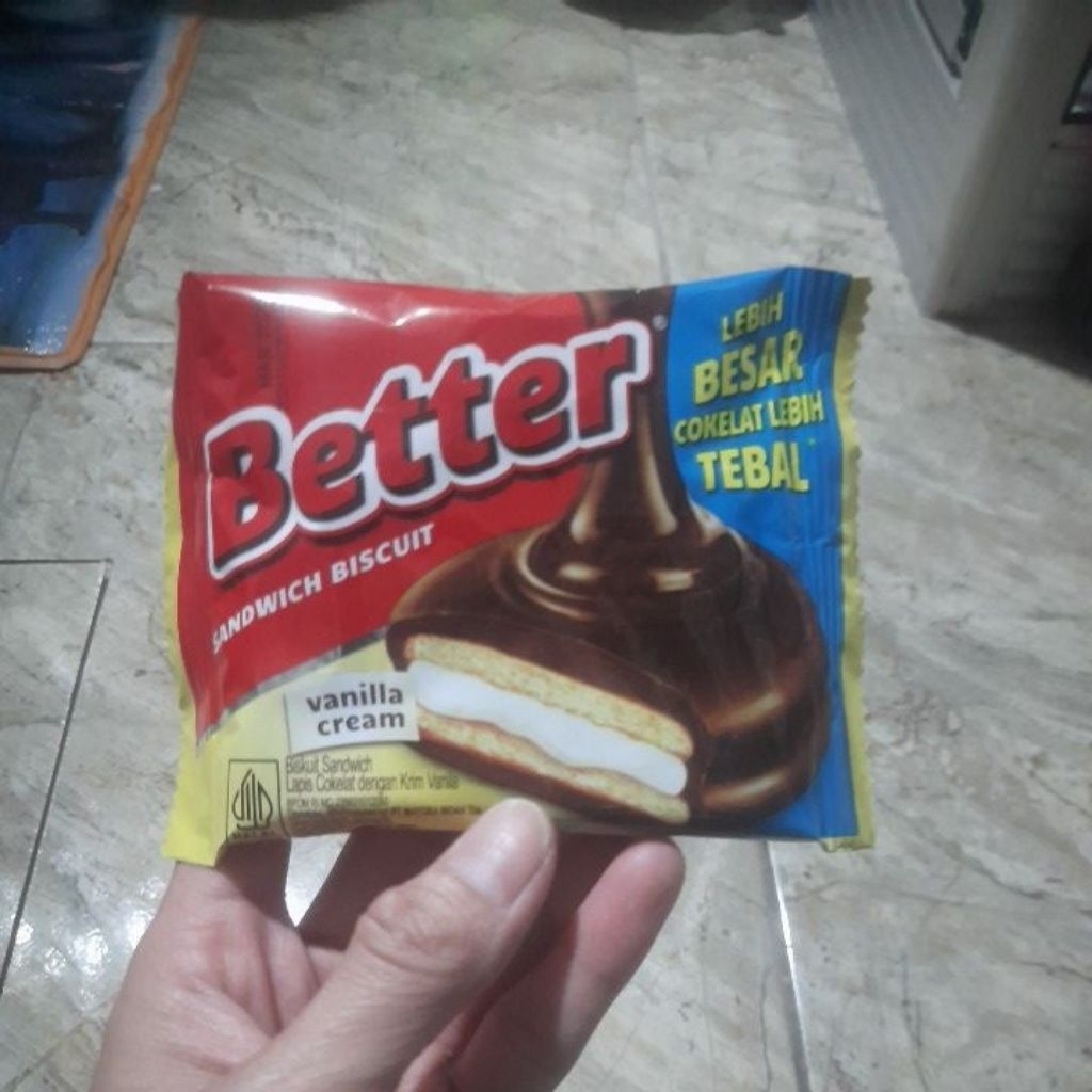

BETTER SANDWICH BISKUIT RASA VANILA CREAM