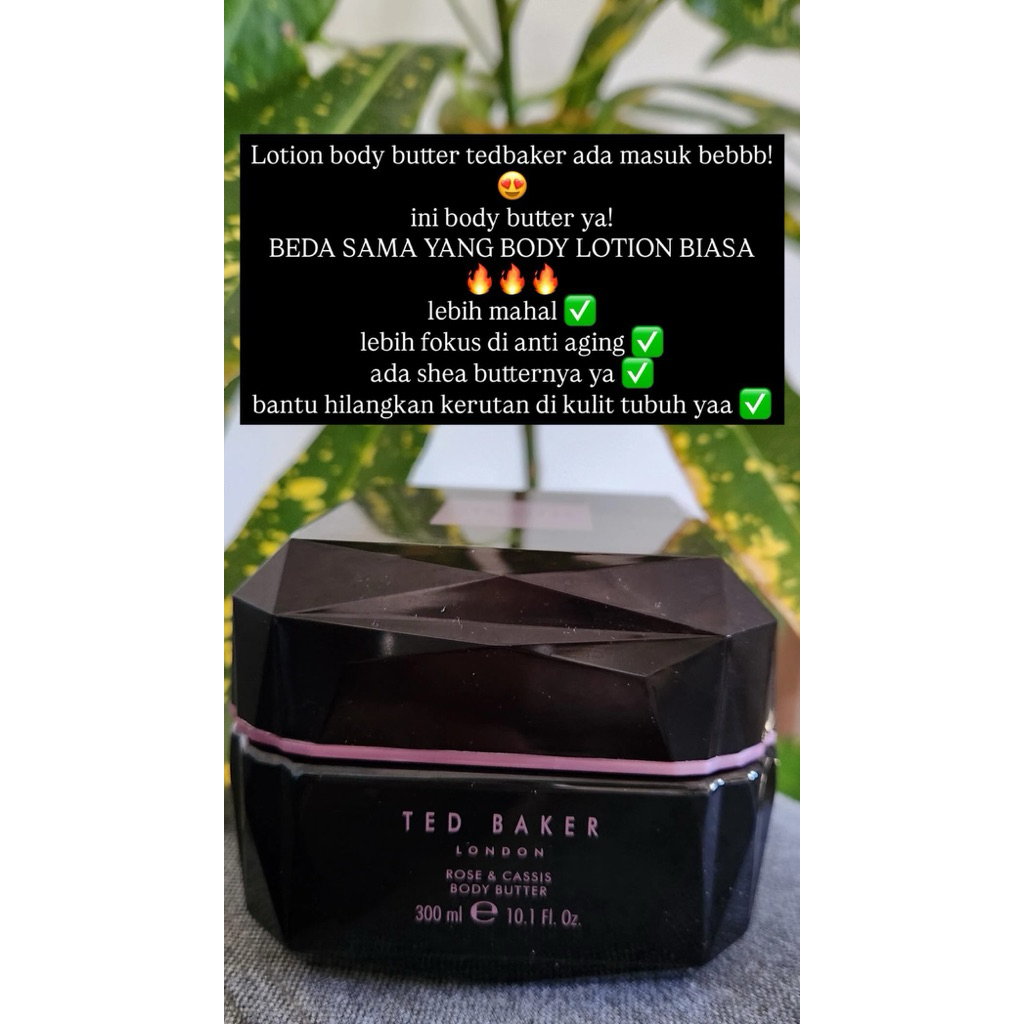 TED BAKER BODY BUTTER LOTION FULLSIZE