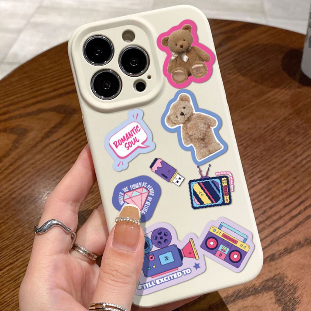 

sticker sheet | sticker cat puppy | sticker bear | sticker deco journaling ipad laptop hp