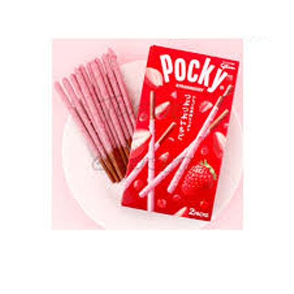 

(HALAL) Glico Pocky Strawberry Original Jepang Glico Stroberi Biskuit Coklat Stroberi