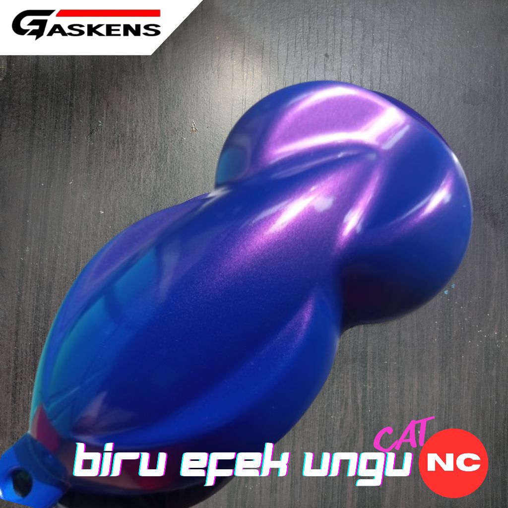 Cat biru Efek ungu jenis NC, Cat biru solid & Lembayung Ungu Cat untuk Body Motor Mobil Cat Duco/Duk