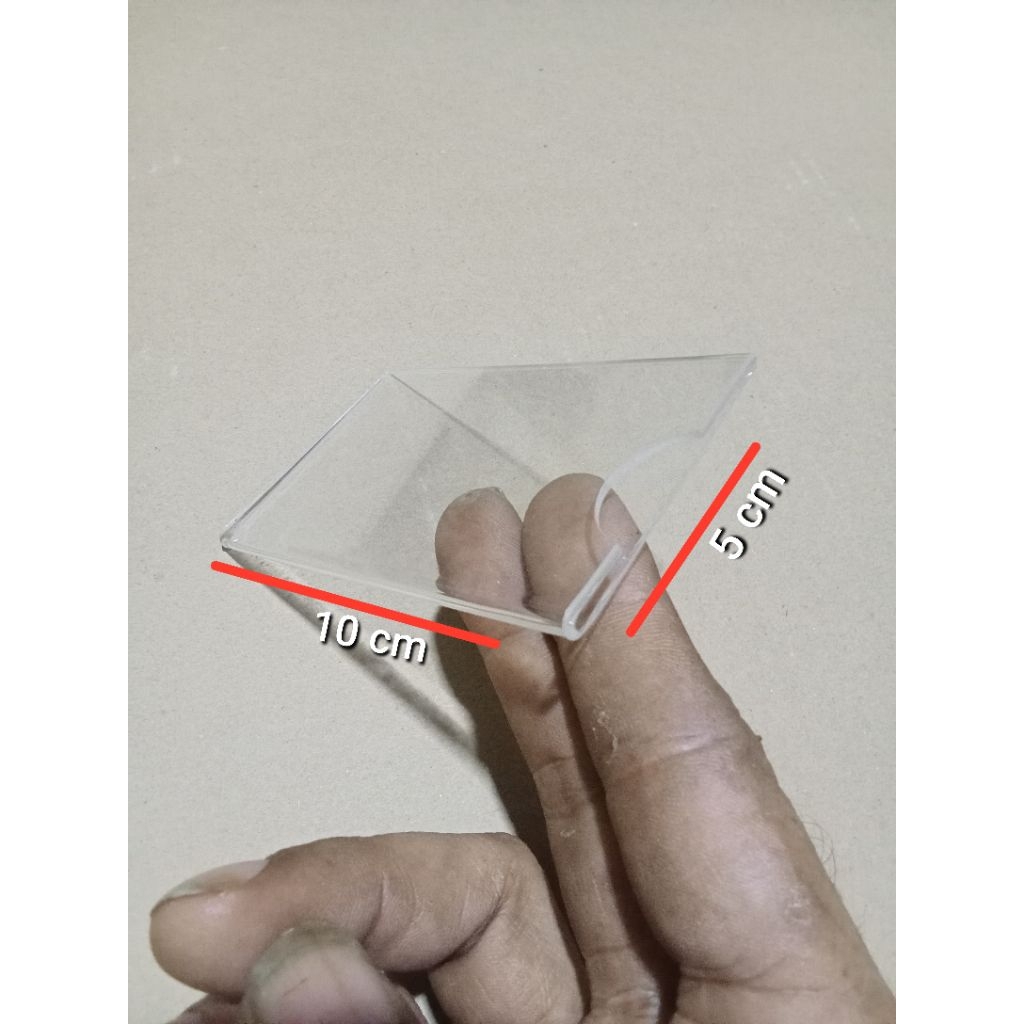 

akrilik name taq tempel uk 10 x 5 cm tebal 2 mm