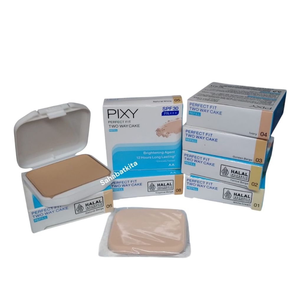 Bedak Pixy Perfect Fit Reffil Powder Wajah Compact