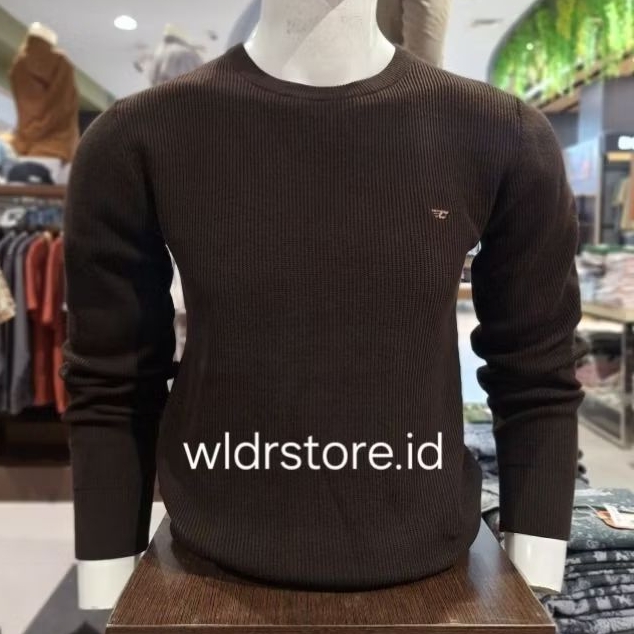 SWEATER PRIA BRAND CARDINAL ORIGINAL EAVAR00112 COKLAT TUA