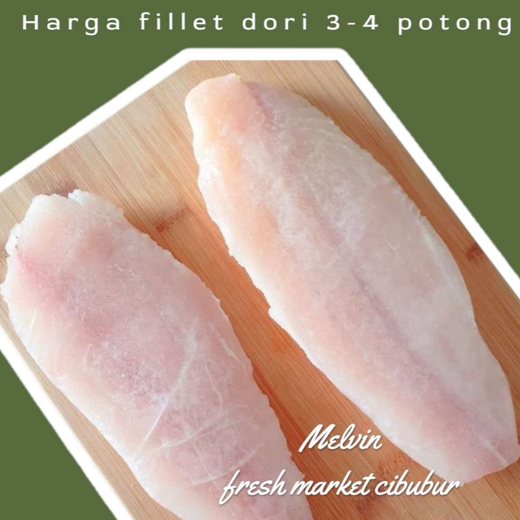 

fillet ikan dori perbungkus isi 3 - 4 pcs berat kotor 1 kg