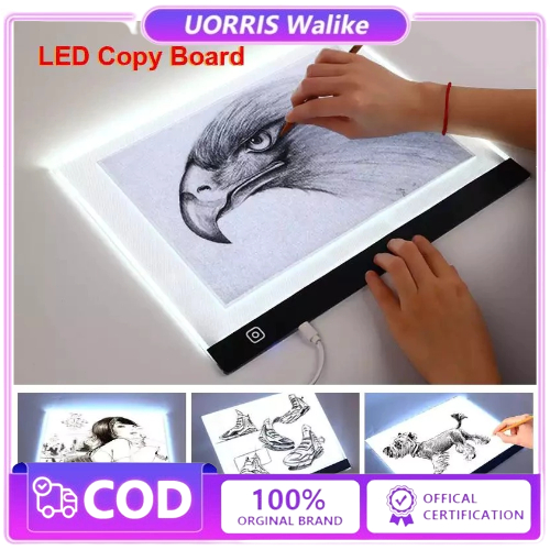 

A3/A4/A5 LED Drawing Tracing Board Stensil Board Papan Jiplak Gambar LED Anak & Dewasa Copy Board Papan LED Light Pad Ultra Slim