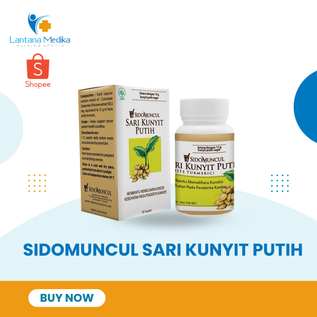 

Sido Muncul Sari Kunyit Putih 30 Tablet