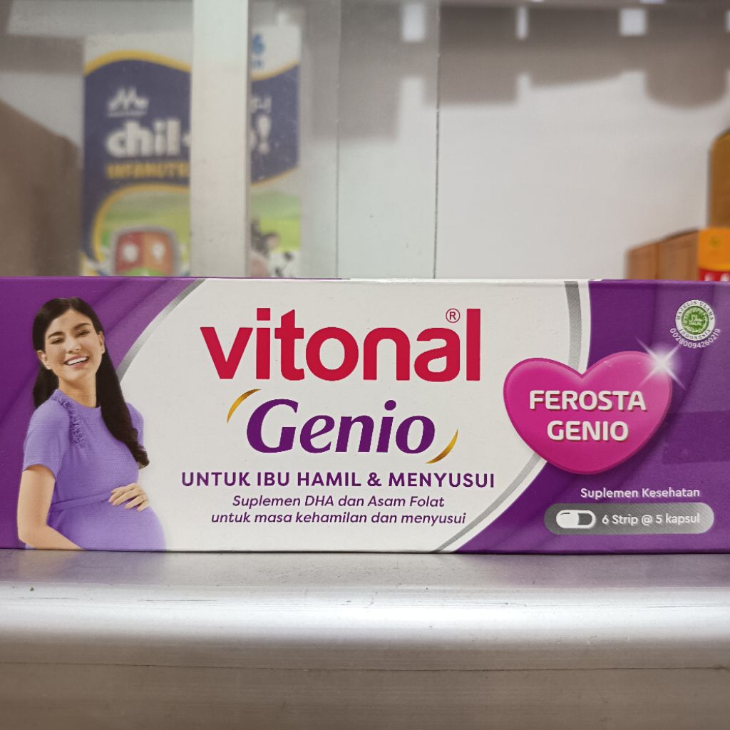 VITONAL GENIO ORIGINAL 100% vitamin dha ibu hamil dan menyusui
