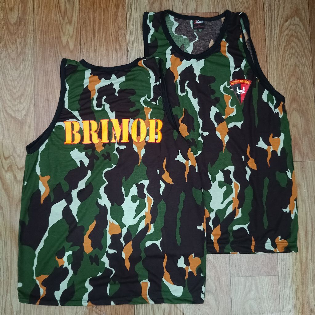 Singlet Loreng Brimob / Singlet Brimob Loreng / Singlet Brimob