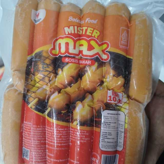 

Sosis Mister Max 10pcs – Sosis Siap Masak, Enak & Praktis | HALAL | Frozen Food