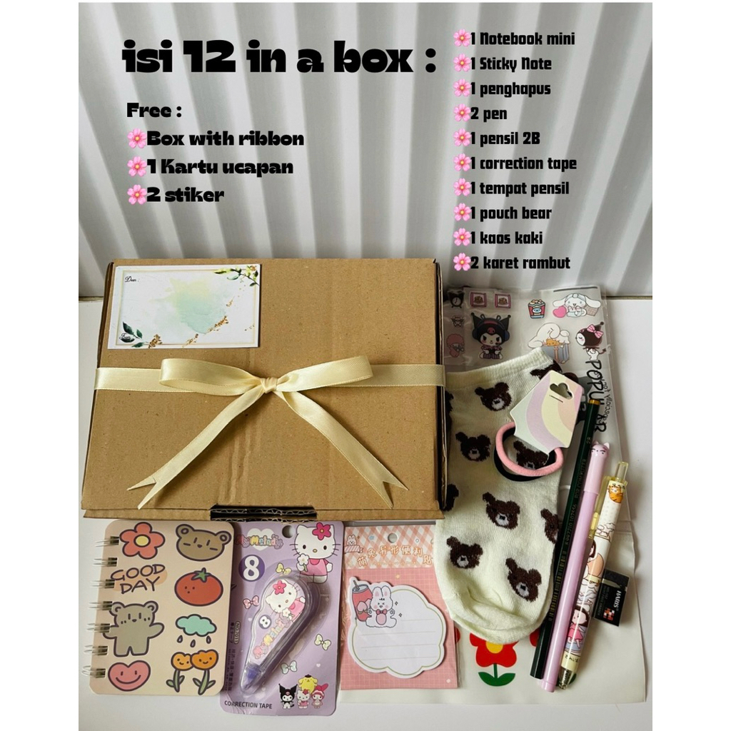 

Hampers kado/gift set alat tulis lengkap murah hampers cewek hampers ulang tahun hampers gift