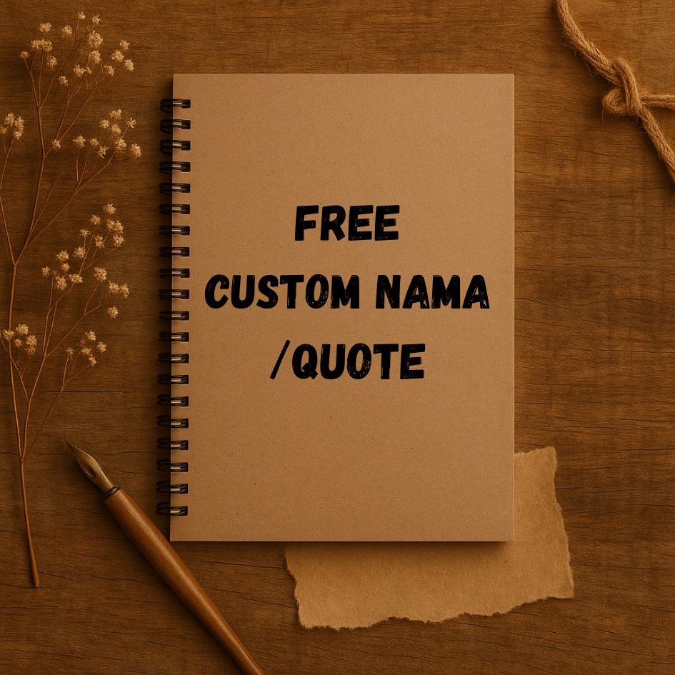 

Sketchbook A5 Coklat Gratis Custom Nama / Quote - 80 Halaman Bookpaper 72gsm Spiral