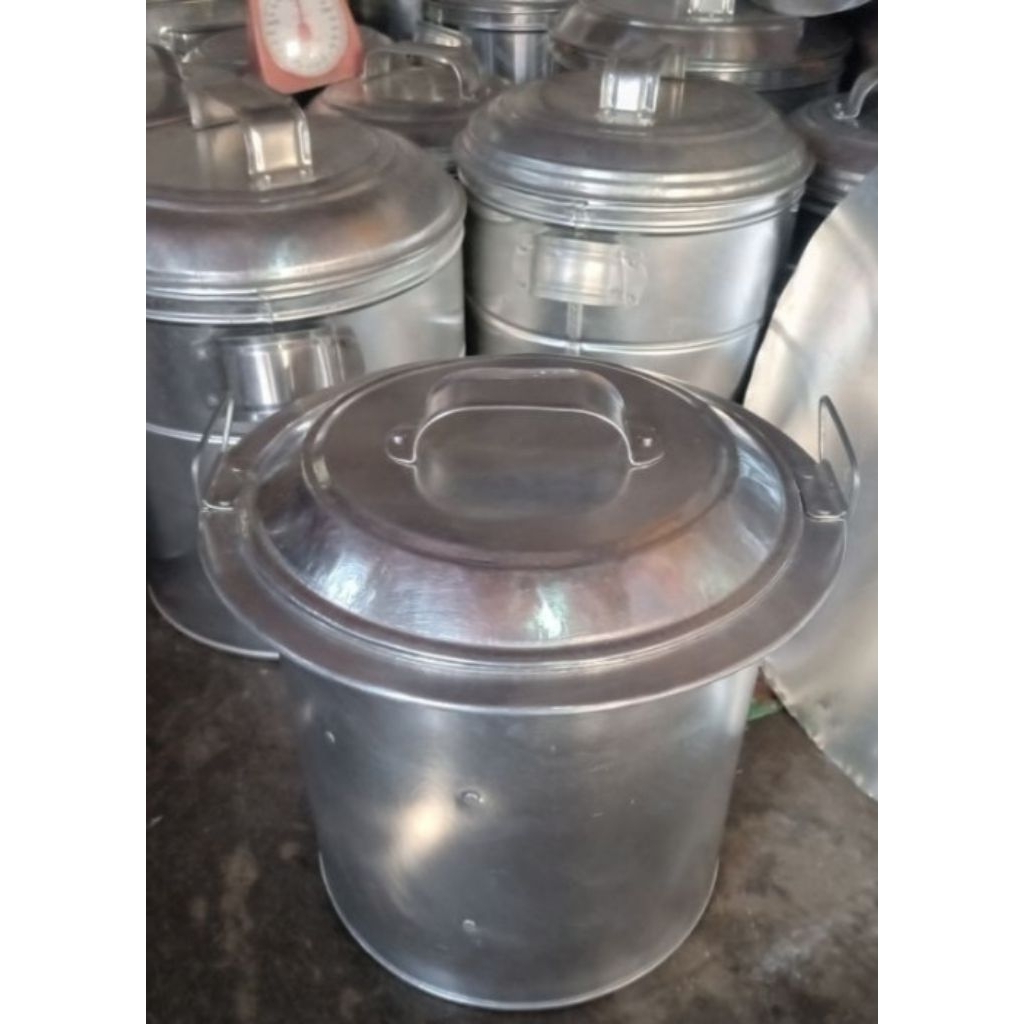 Dandang Bakso/ Mie Ayam uk 35 cm FREE Centong Bakso dan Saringan Mie Ayam