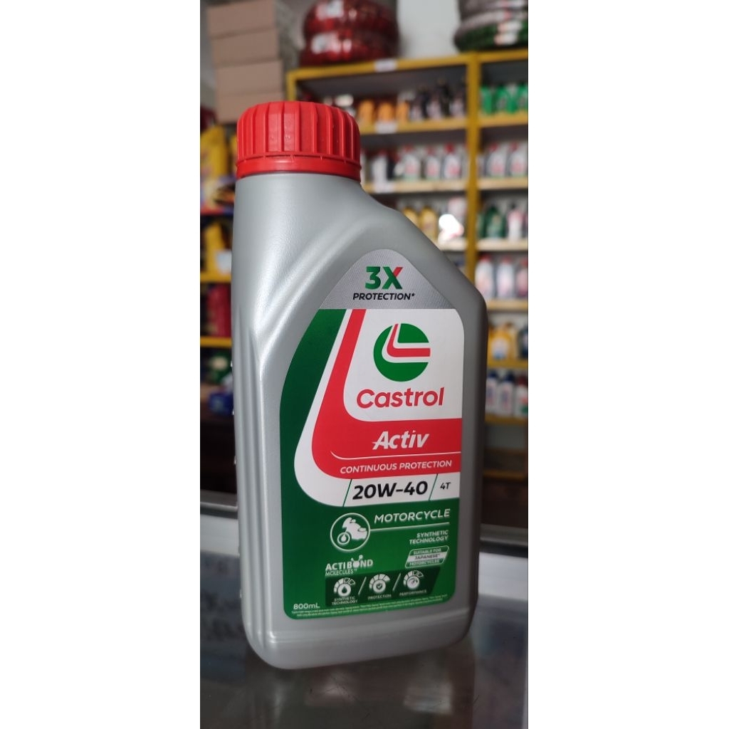 Oli Castrol Activ 4T 20w-40 oli motor