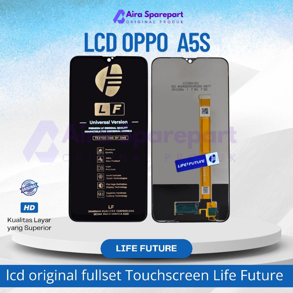Lcd Oppo A5S original fullset Touchscreen Life Future