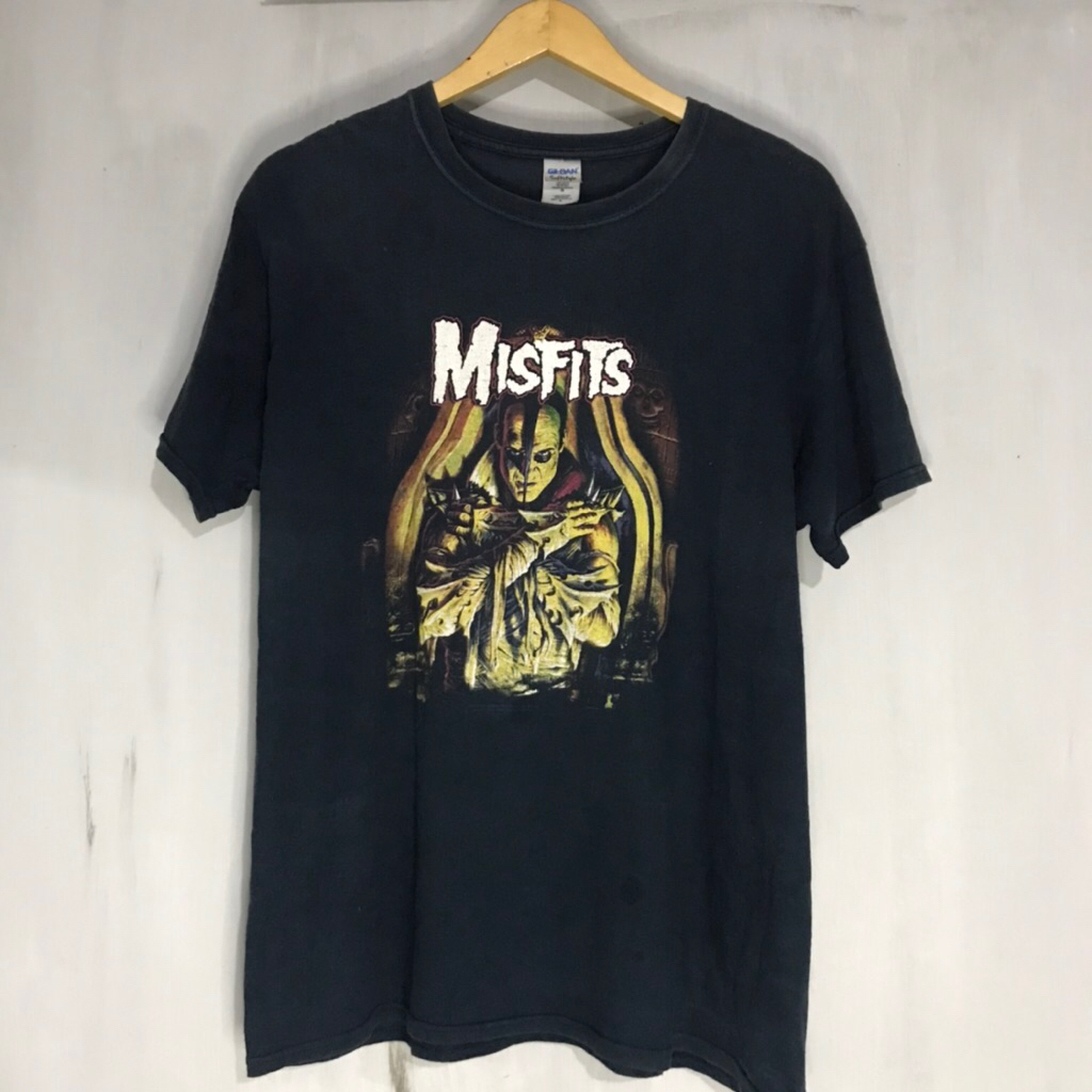 KAOS BAJU BAND THE MISFITS OFFICIAL MERCH DANZIG SAMHAIN ALBUM TOUR GILDAN ORIGINAL MERCH