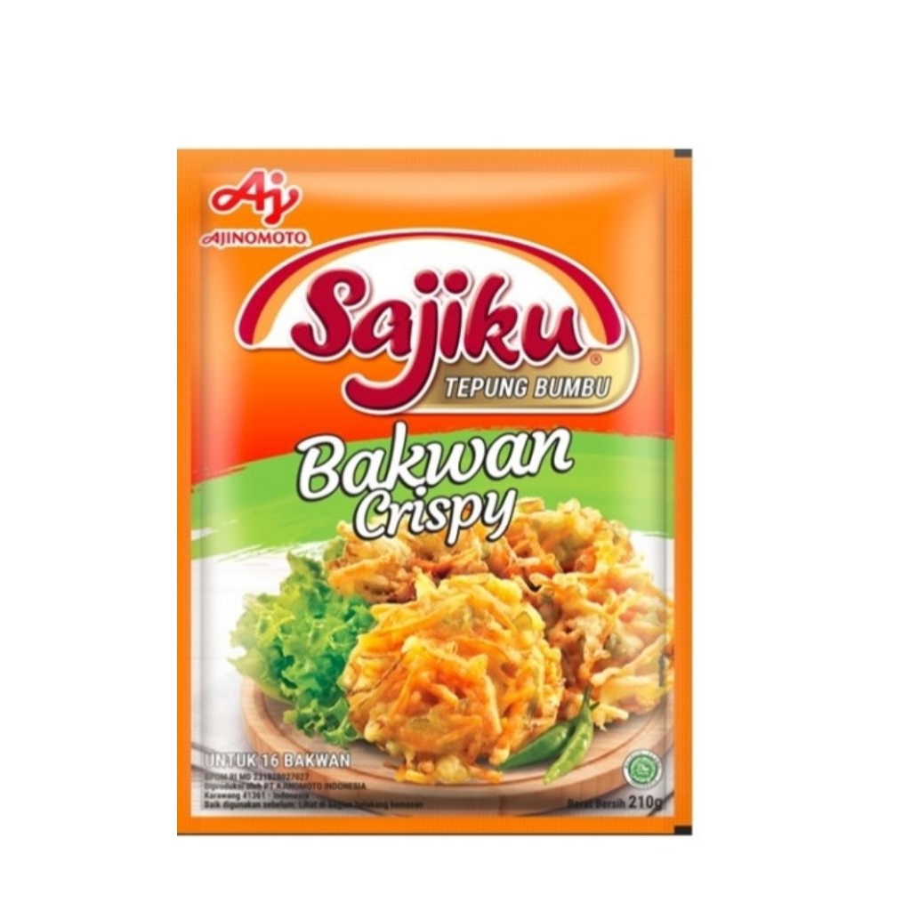 

Ajinomoto sajiku tepung bumbu bakwan crispy pack 225 gram