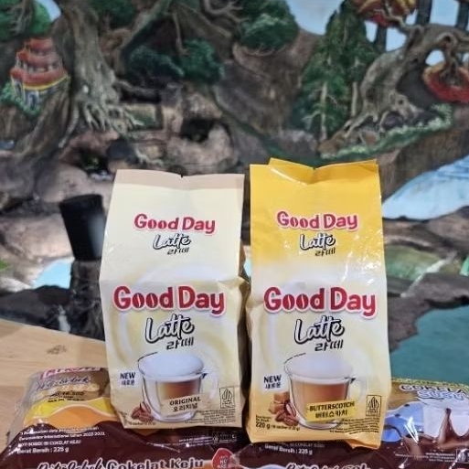 

RENTENG 10S - KOPI GOODDAY LATTE ISI 10SACHET RASA BUTTER SCOTCH ( BUTTERSCOTCH ) - ORIGINAL / GOOD DAY LATE