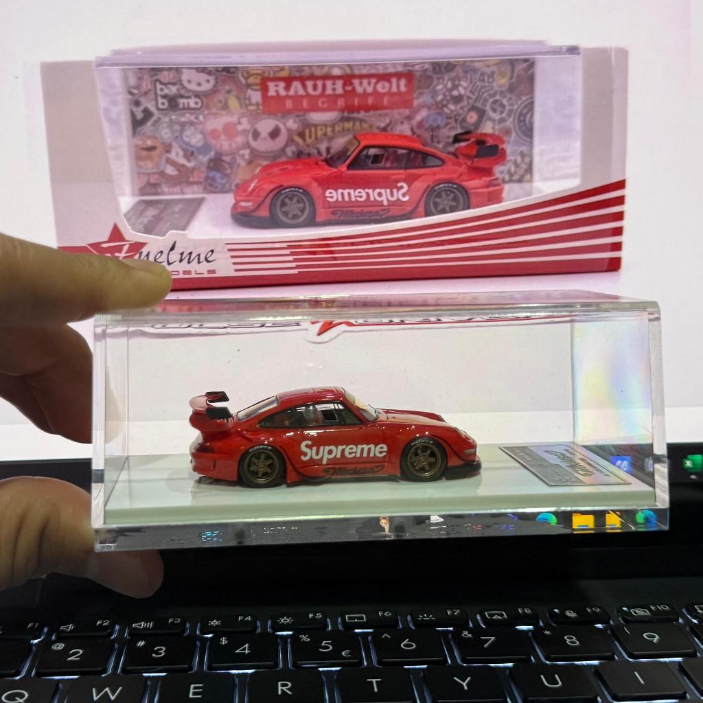 Porsche 911 993 RWB RAUH-Welt BEGRIFF Medusa Fuelme 1/64 X Supreme DIECAST Collaboration Edition