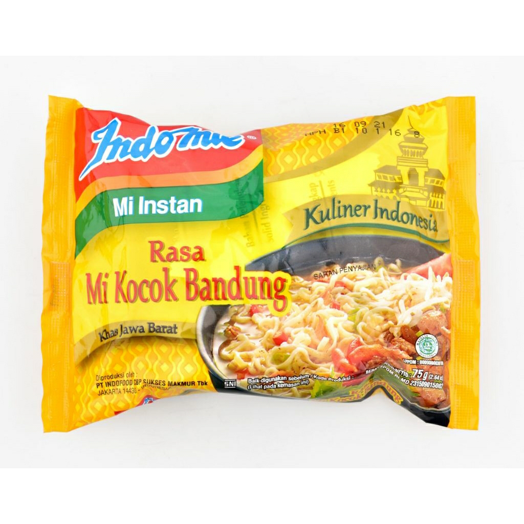 

MIE INDOMIE - Mie Indomie Kocok Bandung @75gr - Mie Instan Murah