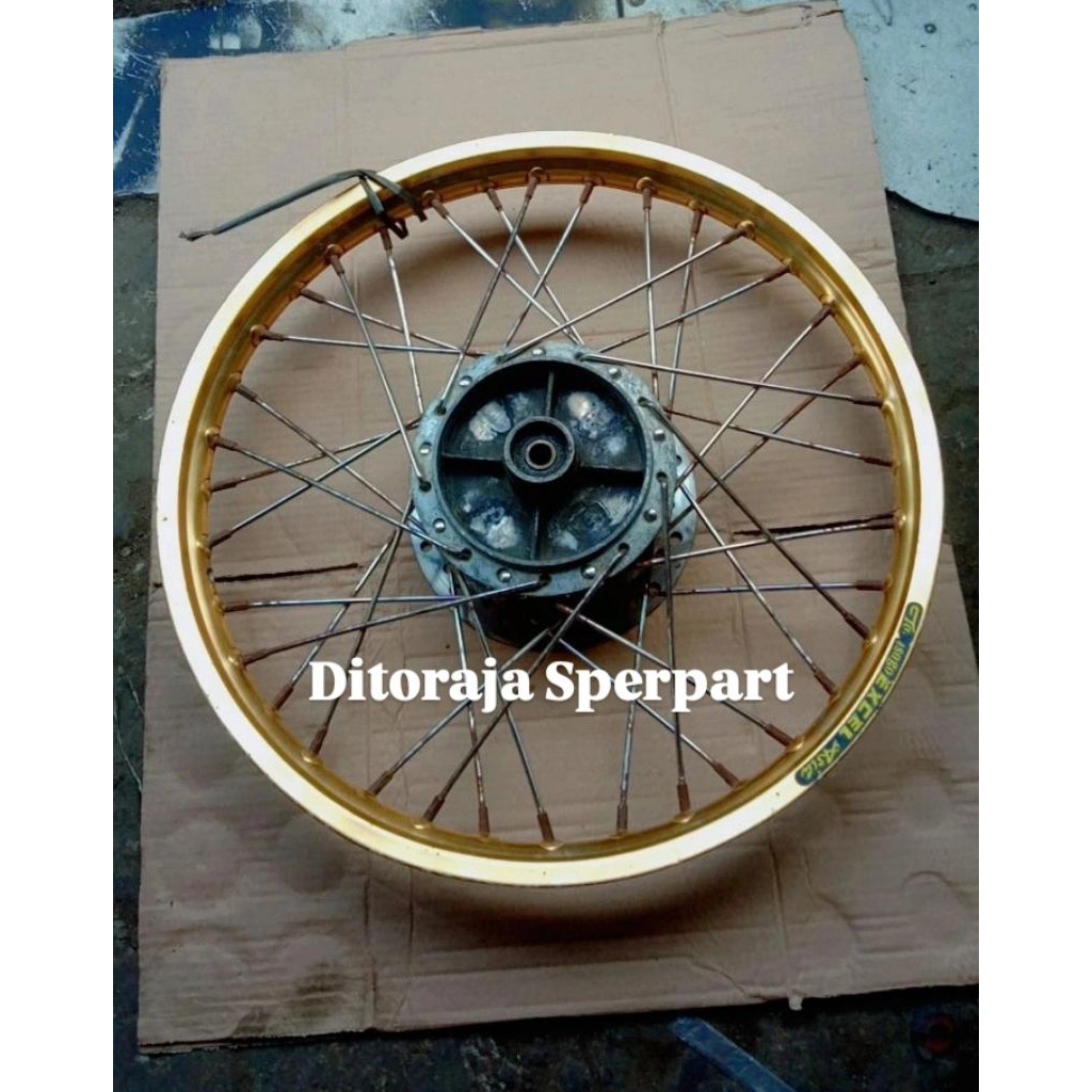 Velg/pelek jari-jari depan Suzuki satria fu PNP ORIGINAL COPOTAN MOTOR