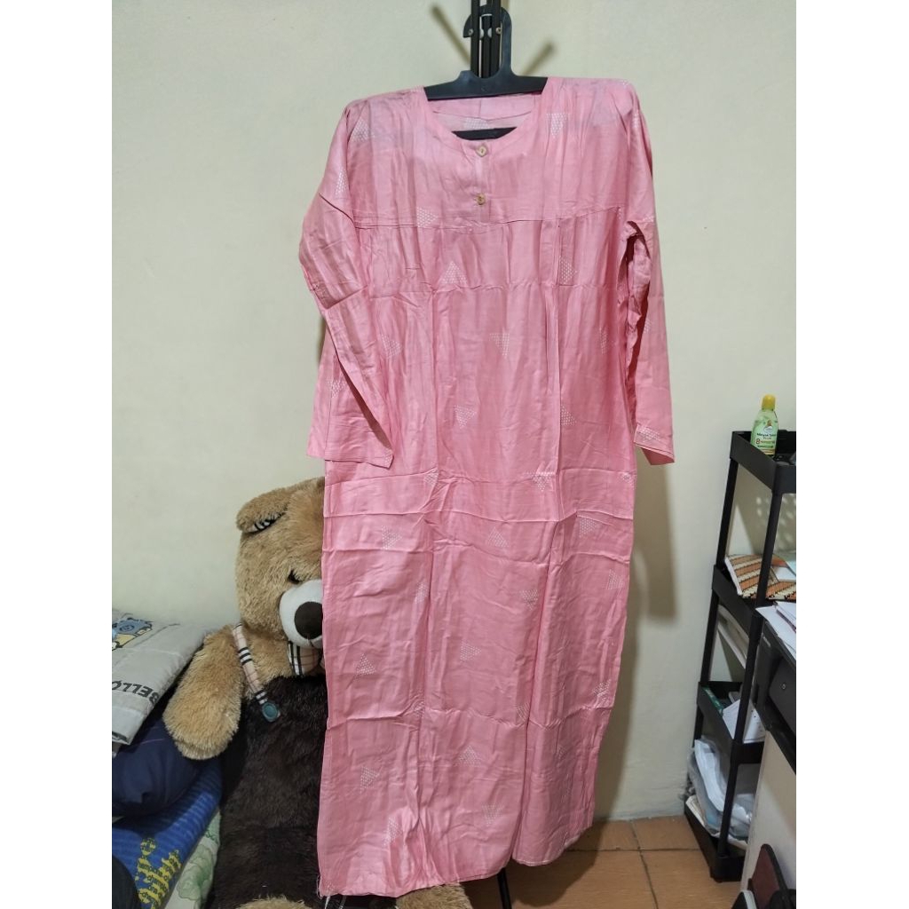 DASTER RAYON PREMIUM | AMORE SOFT PINK MUSLIMAH