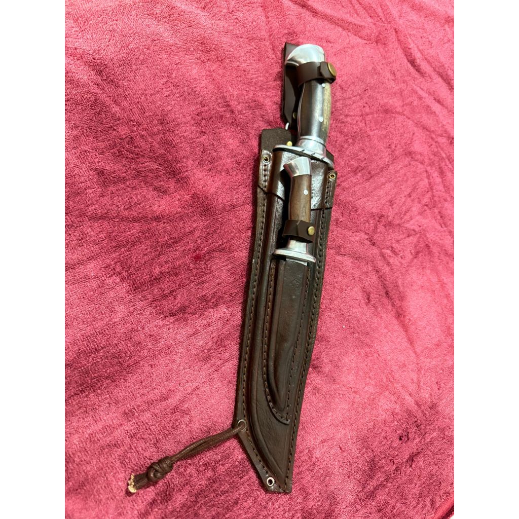 Pisau Rambo 1Set Sarung Kulit