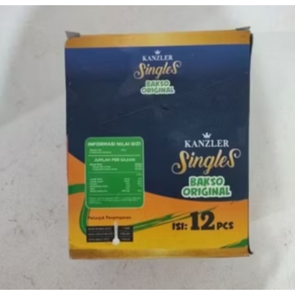 

Kanzler Bakso Original Singles 1 Box isi 12 pcs Sudah matang tinggal makan