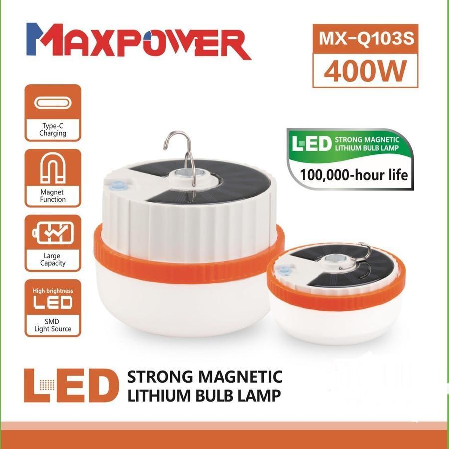 Lampu Emergency Gantung Camping Lamp LED 400 Watt Solar Panel/Lampu Darurat /Lmpu taman/lmpu belajar